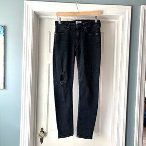 Agolde Mid Rise Skinny Jeans Size 27 Dark Wash
